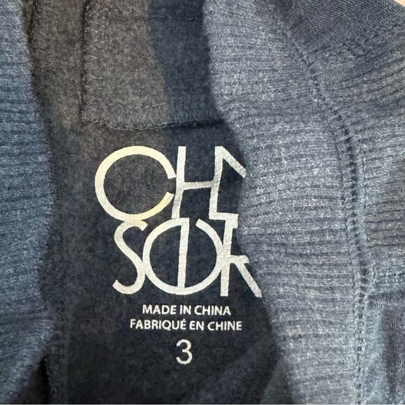 Chaser Navy Stretch Knit Shorts - Picture 3 of 4